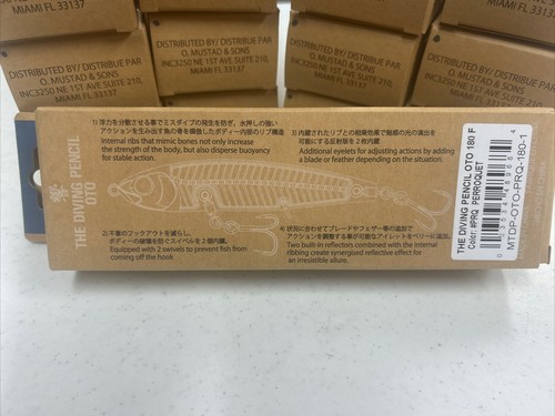 Mustad The Diving Pencil=OTO= 180F “Perroquet” Big Game Lure - Picture 3 of 9