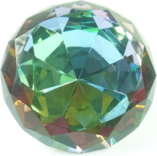 Fancy 100 mm Kristallglas Diamant Briefbeschwerer - Bild 19 von 36