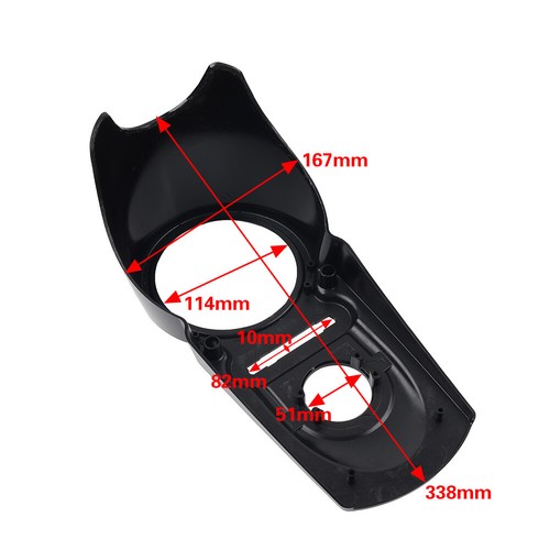 Black Motorcycle Gas Fuel Tank Cover For Harley Dyna FXDWG FXDL FXDB 2004-2023 - Picture 11 of 11
