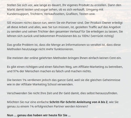 Affiliate Marketing Schule - inklusive PLR-/Reseller-Lizenz - Bild 7 von 11