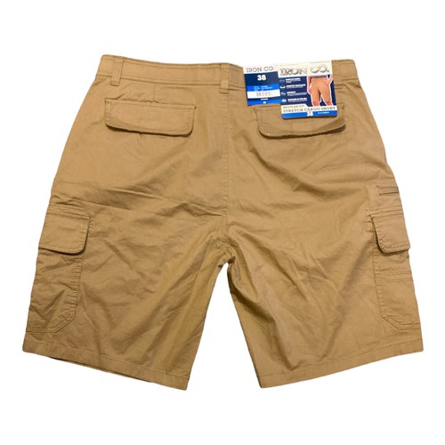 Iron Co. Men's Comfort Waistband Regular Fit Stretch Cargo Short - 第 2/13 張圖片