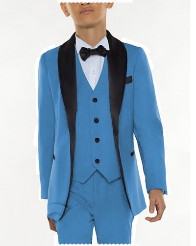Boys' Formal Party Suits Blazer Jacket Wedding Classic One Button Dress Suit - Picture 7 of 36