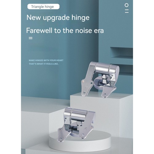 2 PIEZAS 1-4N·m Aleación de Zinc Triángulo Bisagra Reducción Lenta Asiento de Inodoro Accesorios JCH - Imagen 3 de 13