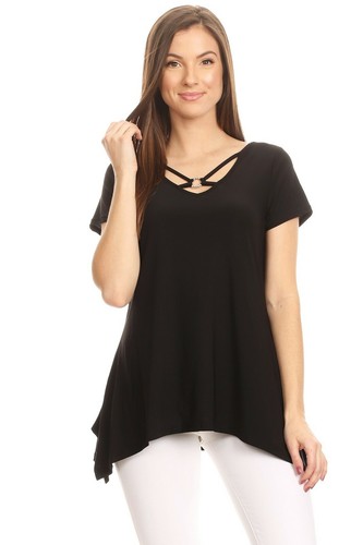 Neu Damen Übergröße Reign Stone Top - Bild 1 von 7