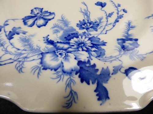 Cosita by Myott Staffordshire England Scalloped Blue Flowers 7.75" salad Plate - Picture 3 of 10