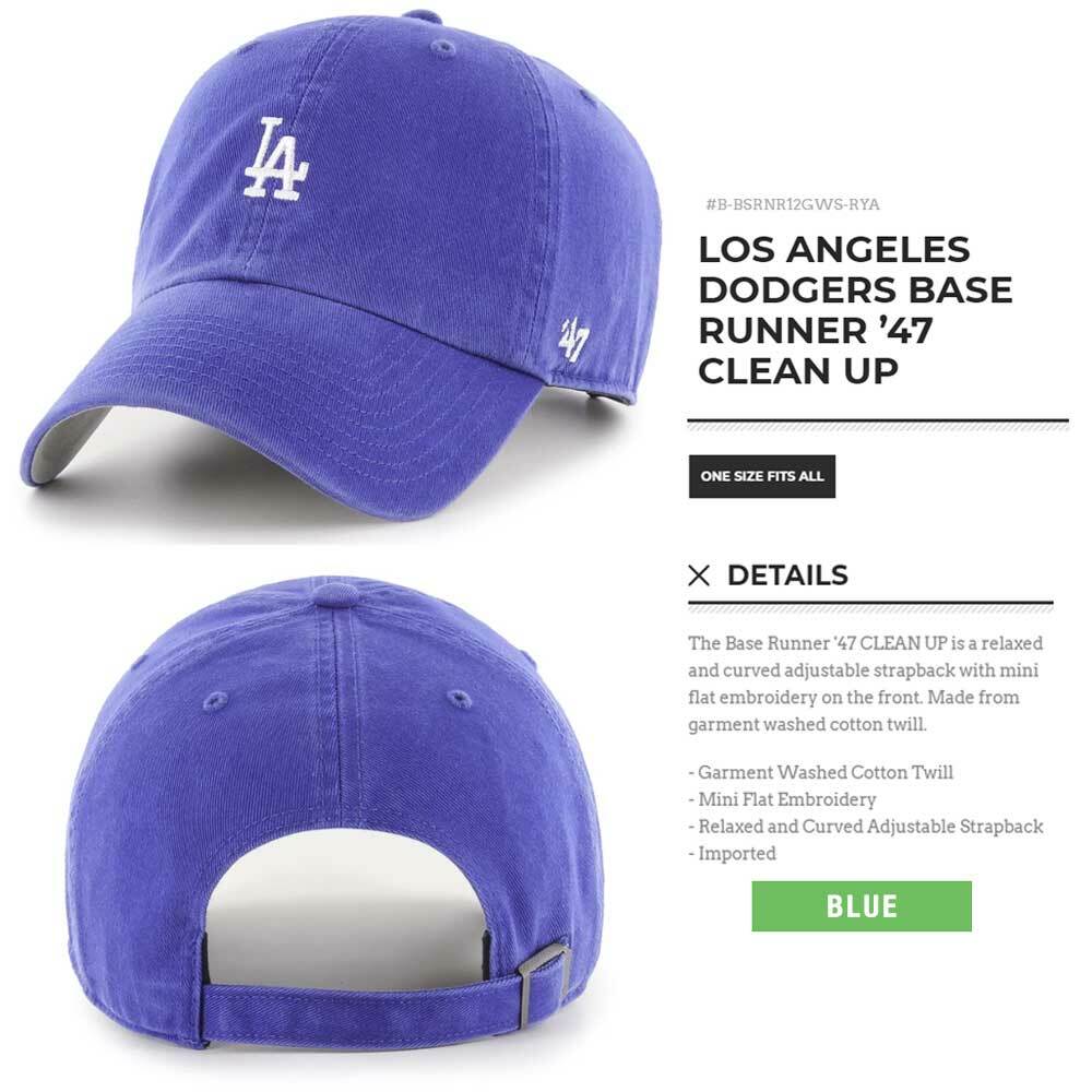 Buy 47Brand Clean Up Adult Ball Cap MLB 