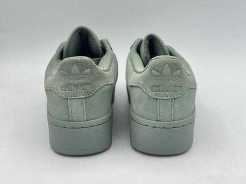 adidas Superstar XLG Green Suede Platform Shoes IG2972 Women’s Size 7.5 - Picture 4 of 5
