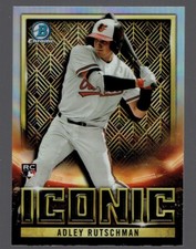 2023 Bowman Chrome Adley Rutschman Iconic Rookie Refactor Baseball Card