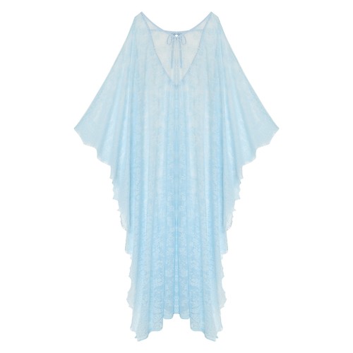Damen Morgenmantel Cardigan Bademode Negligee Cover Up langes Kleid durchsichtig Strand - Bild 51 von 75