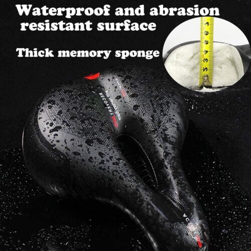Super Soft Comfy Gel Big Bum Bike Saddle Seat Mountain MTB Sport Road Bicycle - Picture 3 of 6