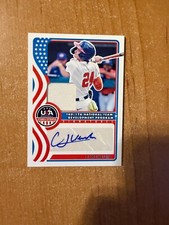2025 Panini Stars & Stripes - CJ Weinstein - 16/17U Team USA Auto Relic