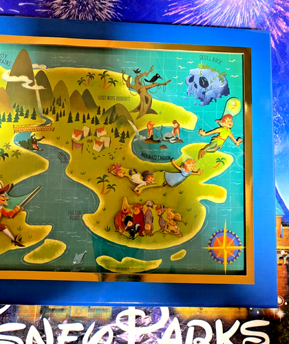 🎨Peter Pan Disney Pin Map MOG D23 Expo 2024 Neverland WDI Box Set LE 400 NEW - Picture 8 of 8