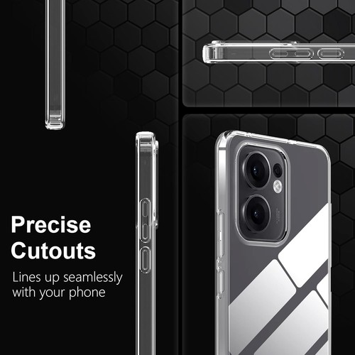 CUSTODIA SLIM COVER PREMIUM TRASPARENTE in SILICONE TPU per OPPO RENO 13F - 第 3/8 張圖片