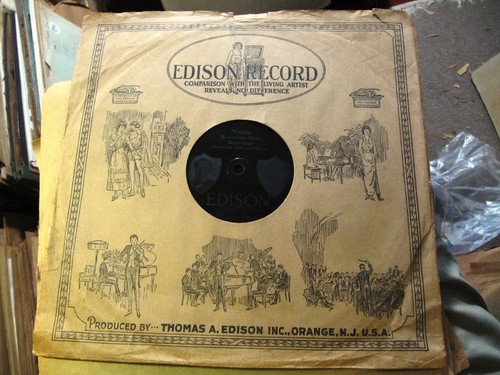 1914 Toots Paka's Hawaiians SLIDE GUITAR Akahi Hoi/ Ninipo EDISON 50210 Hawaiian - Picture 6 of 6