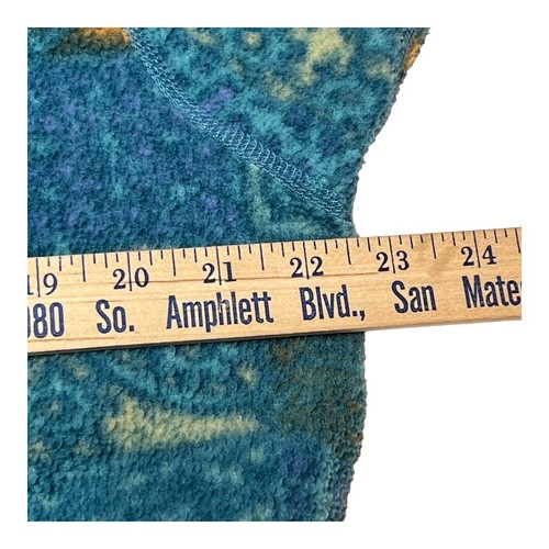 Patagonia Synchilla Sweater Kid/teen Printed Half Zip Mock Neck Fleece Bl 14 - Picture 6 of 7