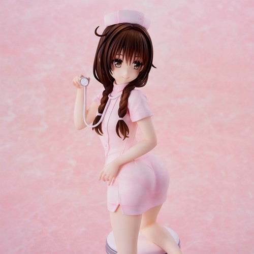 To Love Ru Mikan Enfermera Cosplay 10 pulgadas Figura Anime PVC Estatua Unión Creativa Japón - Imagen 14 de 17