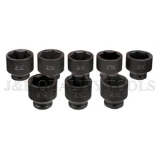Set Of 8 PC 3/4" DR Drive Impact Socket ADD ON JUMBO 2-1/2"