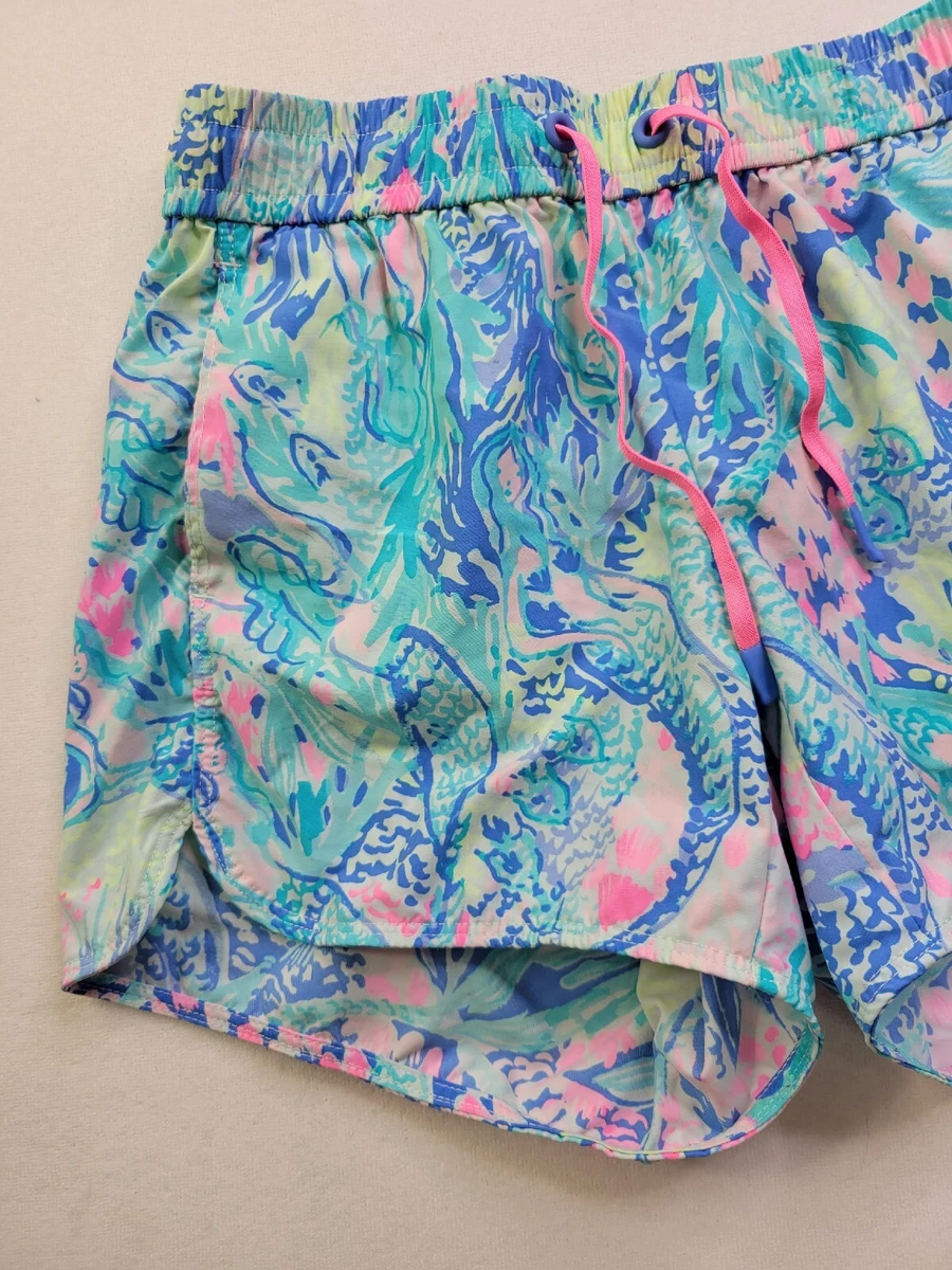 Lilly Pulitzer Run Around Luxletic Mermaid Cove Women s XXS