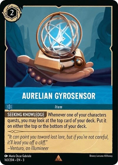 Lorcana Aurelian Gyrosensor (163/228) Into the Inklands NM