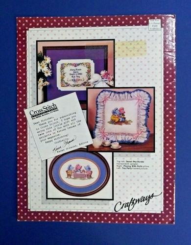 SUNBONNET BABIES Cross Stitch Patterns 6 Projects subscription gift CRAFTWAYS - Picture 2 of 4