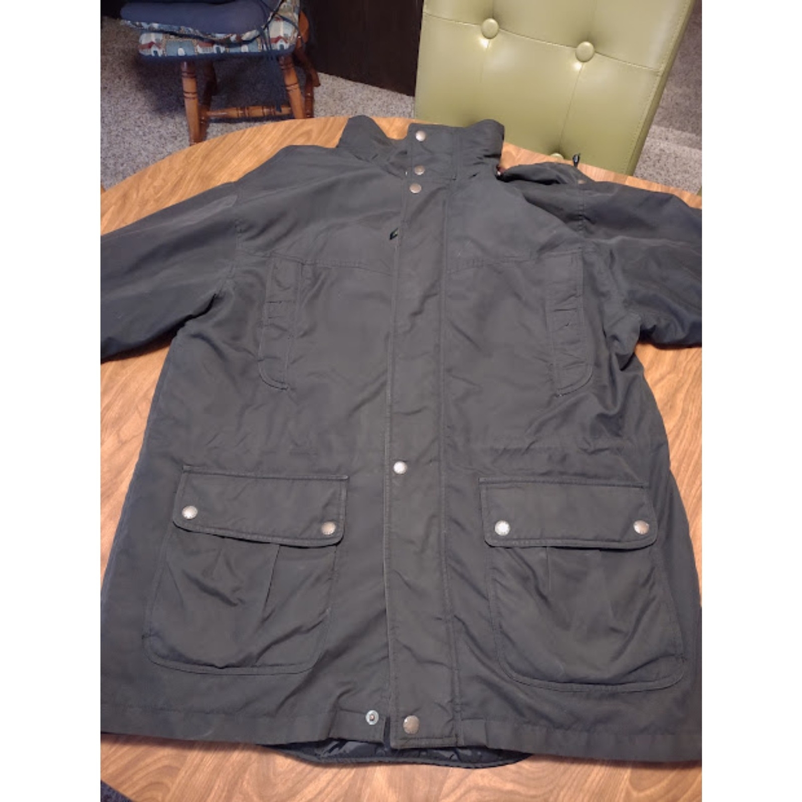 Ladies Field & Stream Gray Removable Liner Jacket… - image 1