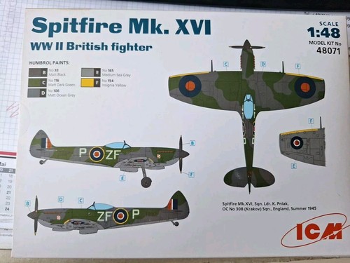 Spitfire Mk. XVI, ICM 48071, M 1:48 Flieger Flugzeug Luftfahrt Modellbau - Picture 2 of 2