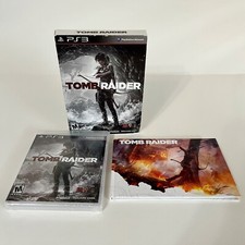 Tomb Raider Sony Playstation 3 PS3 Game Special Edition With Slip Cover & Book 