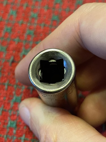 Vintage Craftsman 14mm Deep Socket 6 Point 3/8" Drive 44431 USA 🇺🇸 Unused - Afbeelding 7 van 7