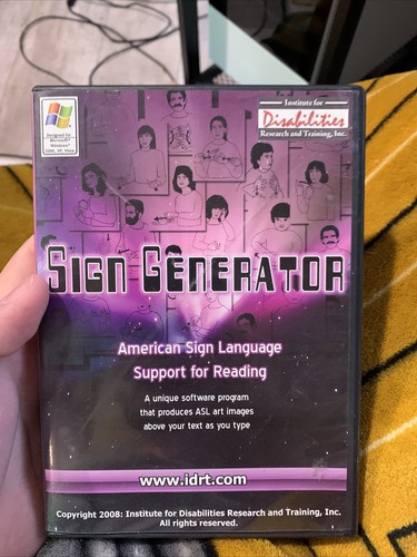 American Sign Language Sign Generator Reading Support  - Picture 1 of 3