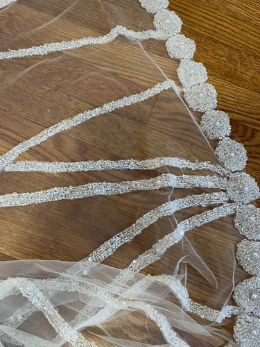 Custom Made Beaded Wedding Gown Dress - Picture 7 of 9