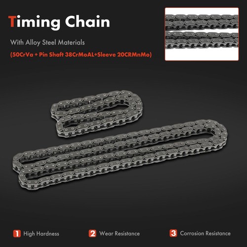 9pcs Engine Timing Chain Kit for Mazda 3 2012-2018 CX-3 2016-2018 CX-5 L4 2.0L - Picture 4 of 9