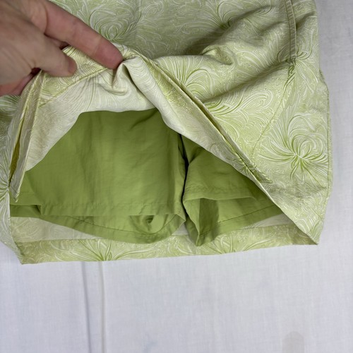 Patagonia Skort Women 6 Button-Out Boardie Wrap Tennis Snap Skirt Shorts Green - Picture 10 of 16