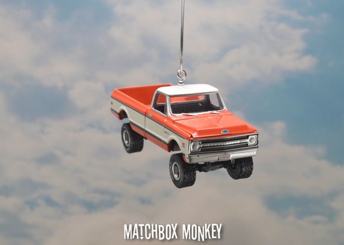 Pickup Truck Christmas Ornament Square Body Ford Chevy GMC Dodge RAM Silverado - Picture 413 of 672