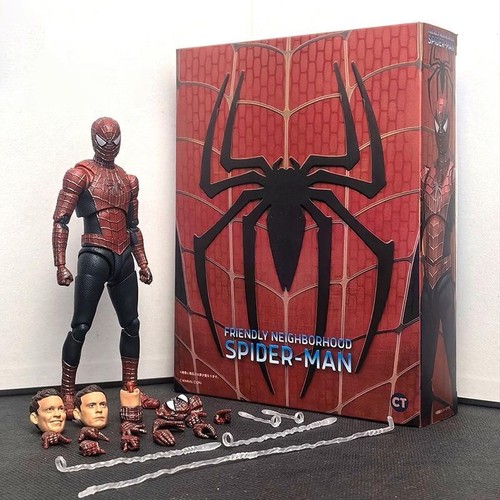 S.h.f. Friendly Neighborhood Spider-Man Tobey Maguire Ct Ver. Action Figuren Spielzeug - Bild 7 von 14