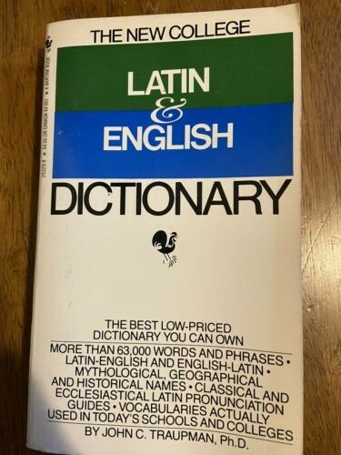 New College Latin & English Dictionary More Than 83,000 Words Vocabulary - Picture 1 of 2