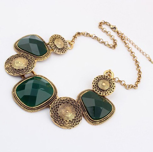 New Fashion Bib Chunky Statement Necklace Choker Party Jewelry Retro Mixed Style - Imagen 121 de 149