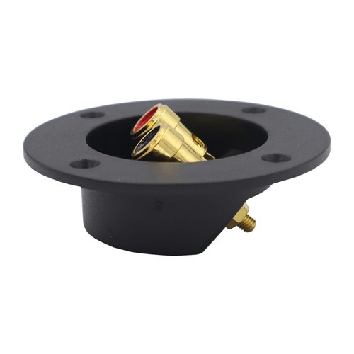 Speaker Box Terminal Connector 2-Way Round Spring Cup for Subwoofer Enclosure - Picture 10 of 18