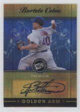 2024 Leaf Press Pass Premium Golden Arm Blue Prism /10 Bartolo Colon #G-BC1 Auto