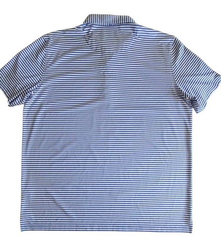 Donald Ross Sport Fit Mens Short Sleeve Polo Blue/White - Pre-Owned Great Condit - Picture 6 of 7