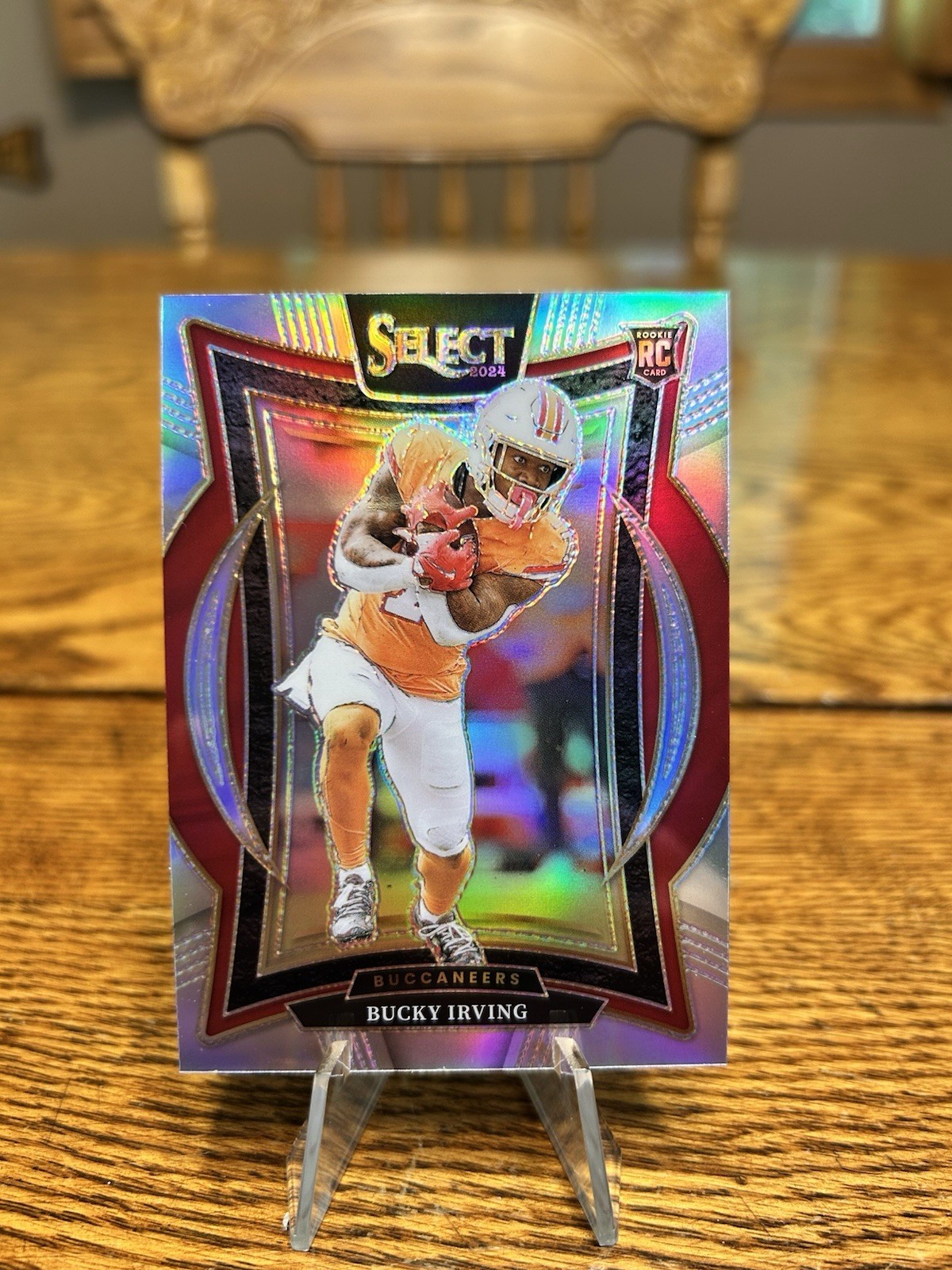 Bucky Irving 2024 Panini Select Silver Concourse Prizm RC 