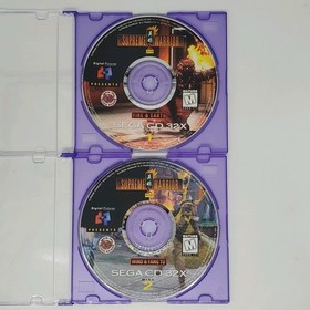 Supreme Warrior Sega CD 32X Discs 1+2 Authentic Untested Good Condition