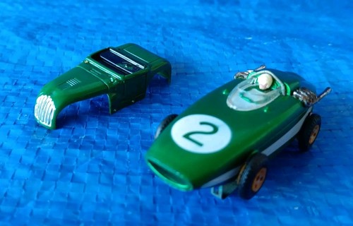 Tyco S Speedway S627 1964 BRM LOTUS MARK XXV F1 candy green/white #2 HO Slotcar - Bild 1 von 24