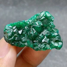 Natural Raw Stone Congo Green Dioptase Mineral Specimen Quartz Crystal Healing