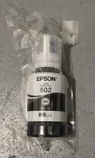 Epson 502 EcoTank Ink Black High Capacity Bottle 127ml SEALED- New Genuine EPSON