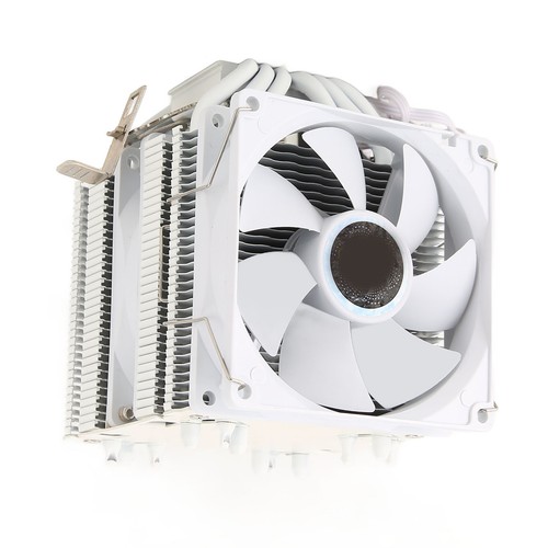 CPU Air Cooler 9CM Dual Tower 6 Copper Heat Pipes Dual CPU Cooler Quiet - Afbeelding 2 van 12