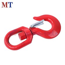 5/8" Grade 80 Alloy Steel Heavy Duty 3 Ton Swivel Lifting Hook W/ Safety Latch