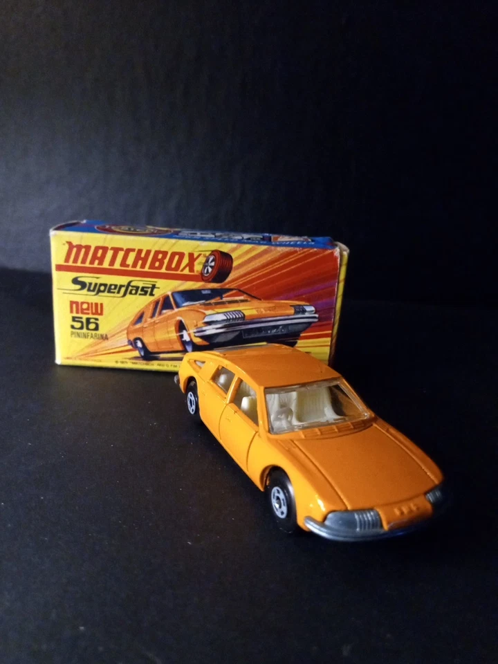 Matchbox Superfast #56 1800 Pinin Farina 1969  In Original H Box - Image 4 of 4