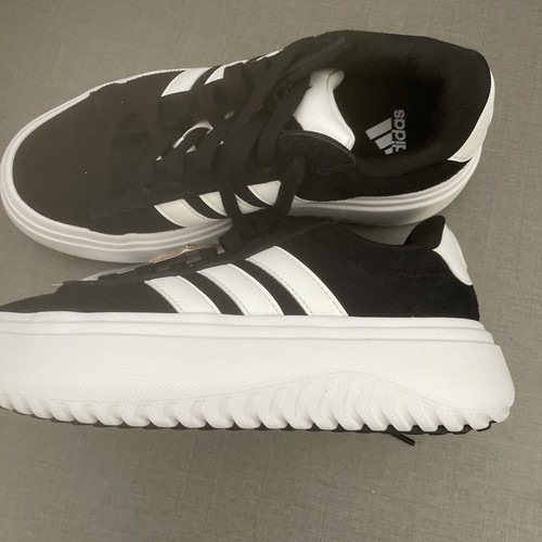 Adidas Grand Court Plataforma Entrenadores Mujer Reino Unido 6.5 Nuevo Sin Caja #418 - Imagen 5 de 11