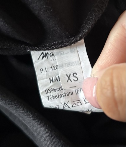 mama b jumpsuit xs extra klein schwarz narciso fallender Schritt Harem oversized - Bild 4 von 4