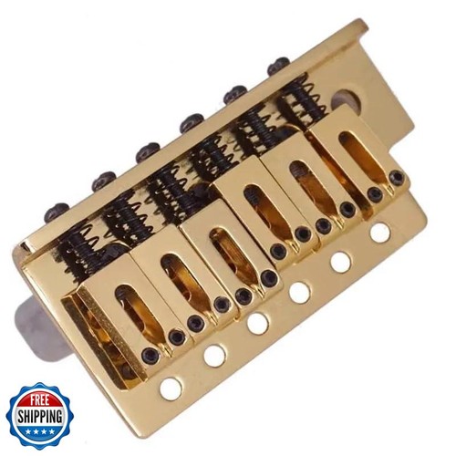 Gold Left-Handed Guitar Lefty Tremolo Bridge System per chitarra elettrica Strat - Foto 2 di 5